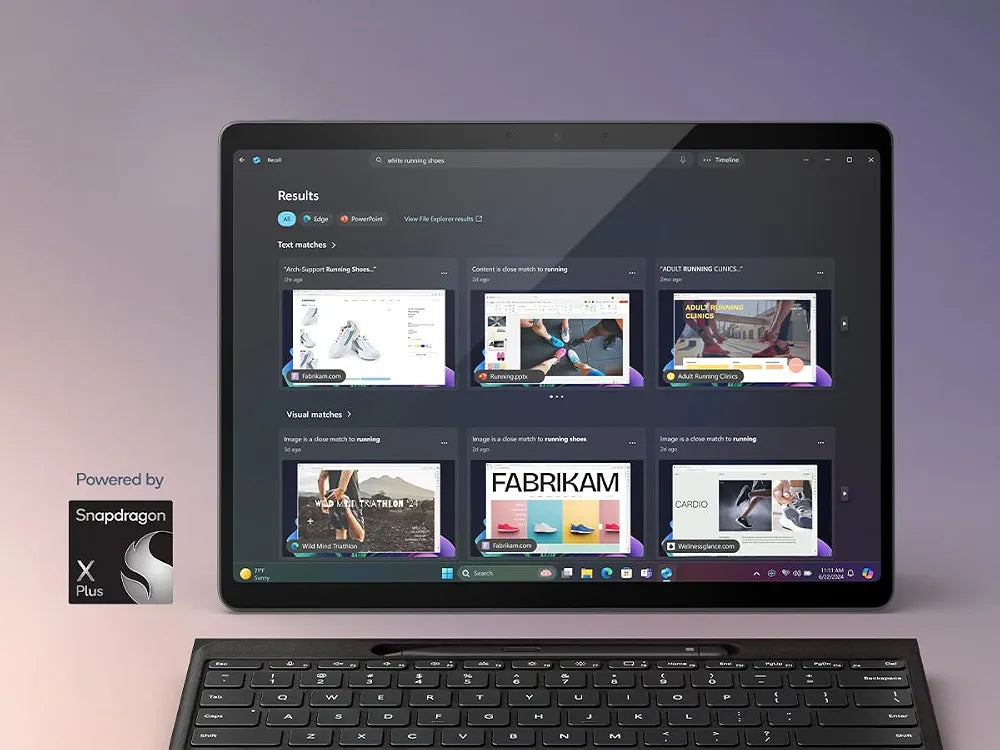 Microsoft Surface Pro (alimentatore non incluso) | Copilot+ PC | 13” Touchscreen | Snapdragon® X Plus | 16GB RAM | 512GB SSD | Ultimo modello 11esima edizione | Nero